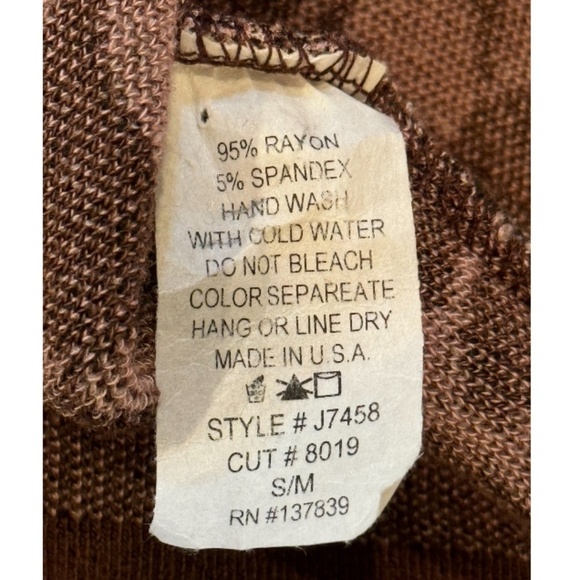 DREAMERS BY DEBUT Women's Backless Sweater Crop Top Size S/M - Picture 6 of 7